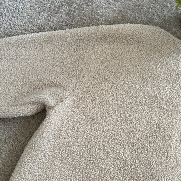 NWT Joie Snap-Button Front Cream Sherpa Teddy Jacket Size: Medium - Picture 11 of 16